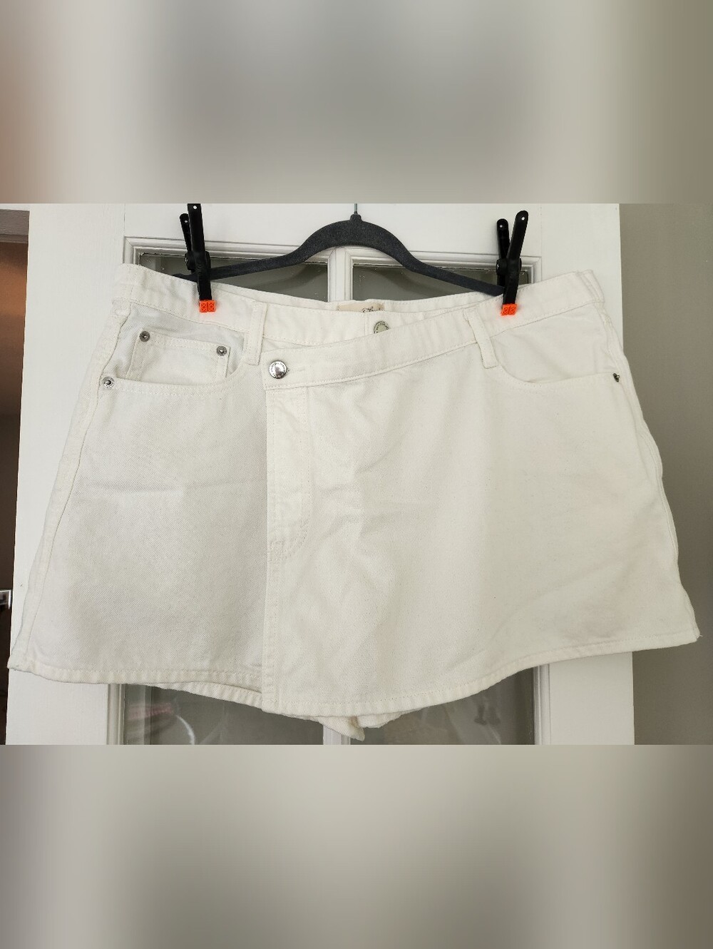 White Women's Denim Skort - Universal Thread